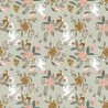 Baumwolle Blume mint
